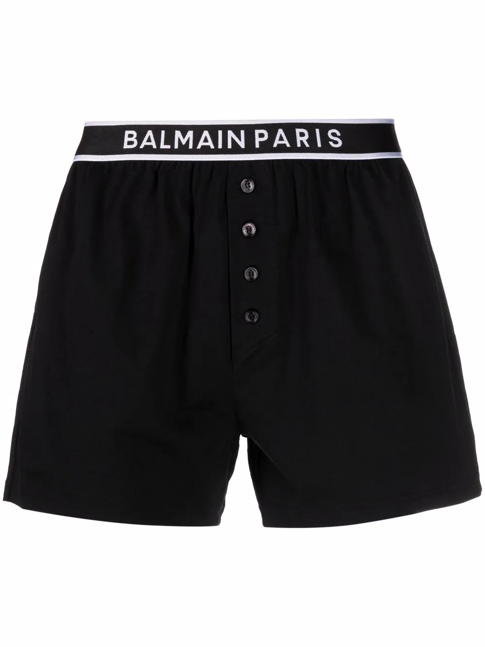 

Balmain bóxer con logo en la pretina - Negro