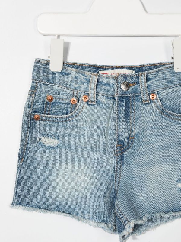 levi's distressed denim shorts