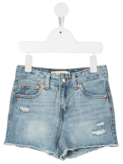 Kids distressed-denim Shorts - Farfetch