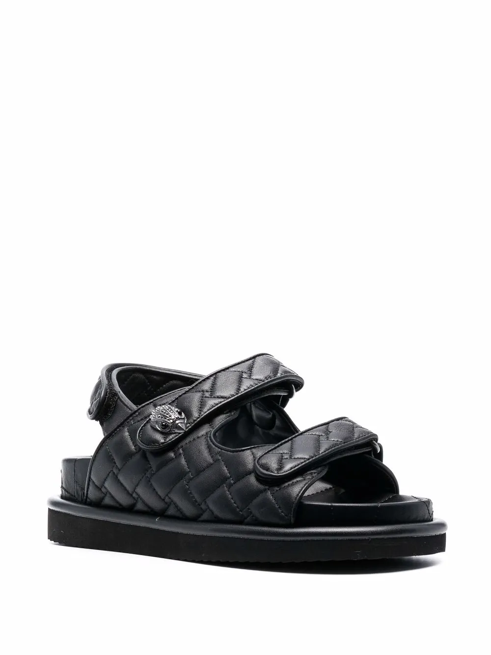 Kurt Geiger London Sandalen met klittenband - Zwart