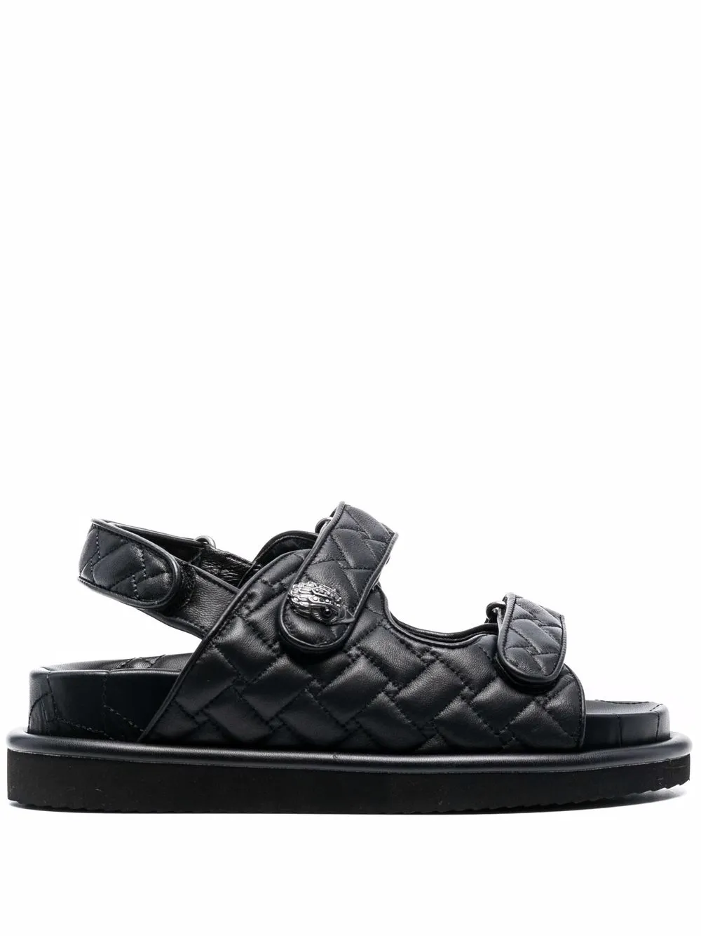 Kurt Geiger London sandalias capitonadas con cierre autoadherente | negro | Image 1
