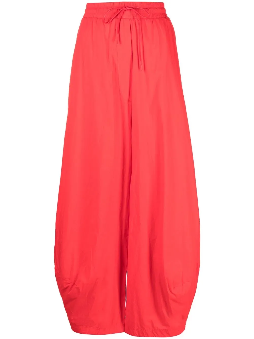 

Rundholz pantalones balloon con tiro alto - Rojo