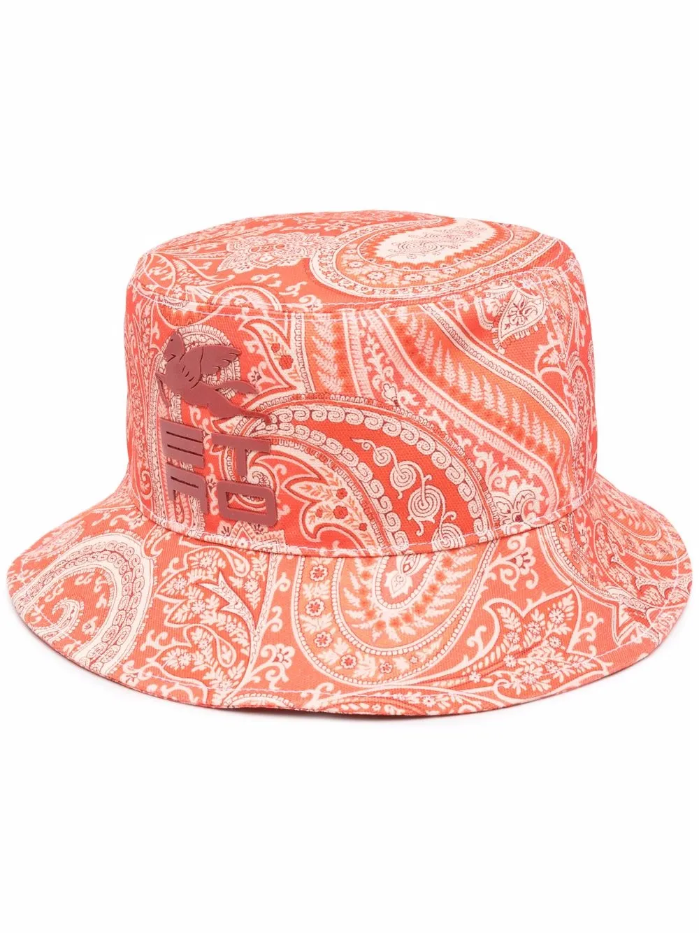 

ETRO gorro de pescador con motivo de cachemira - Naranja