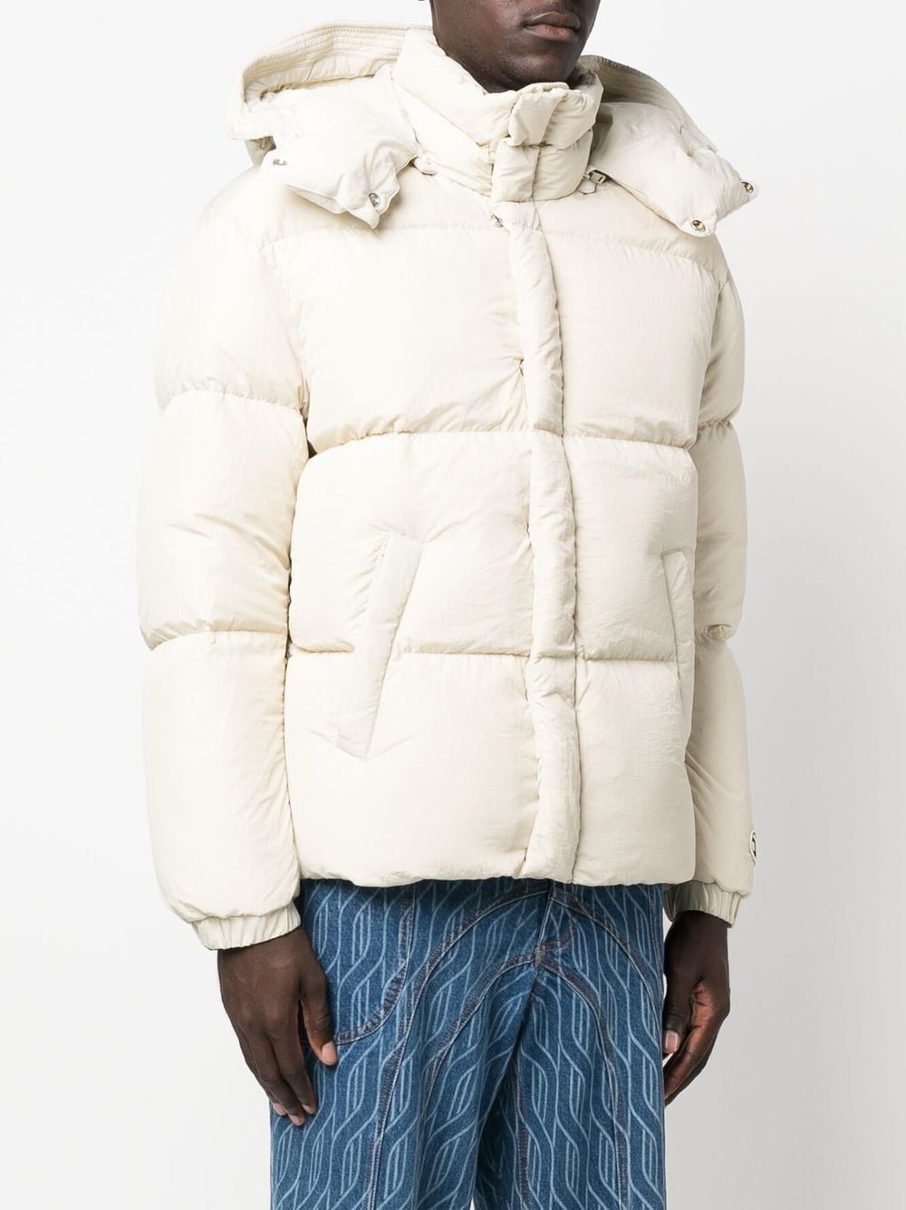 Diesel logo-print Hooded Puffer Jacket - Farfetch