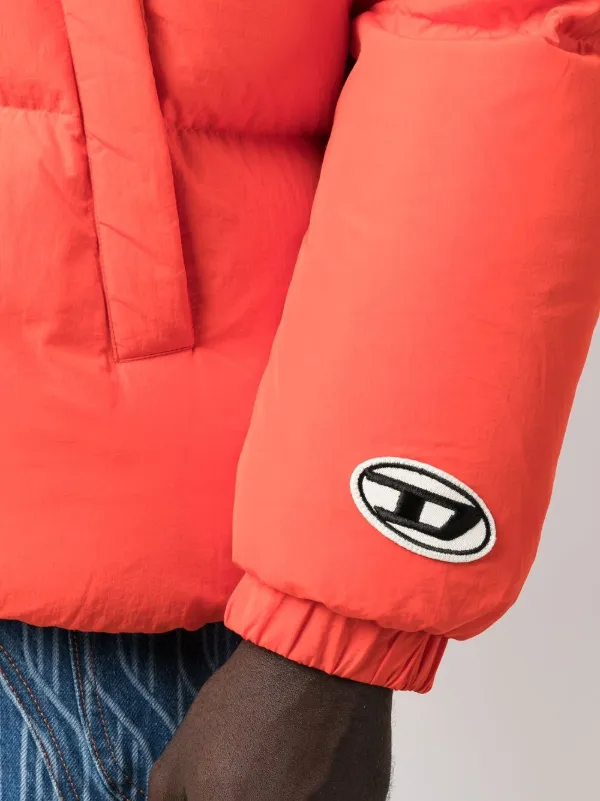Diesel ロゴ フーデッド ダウンジャケット - Farfetch