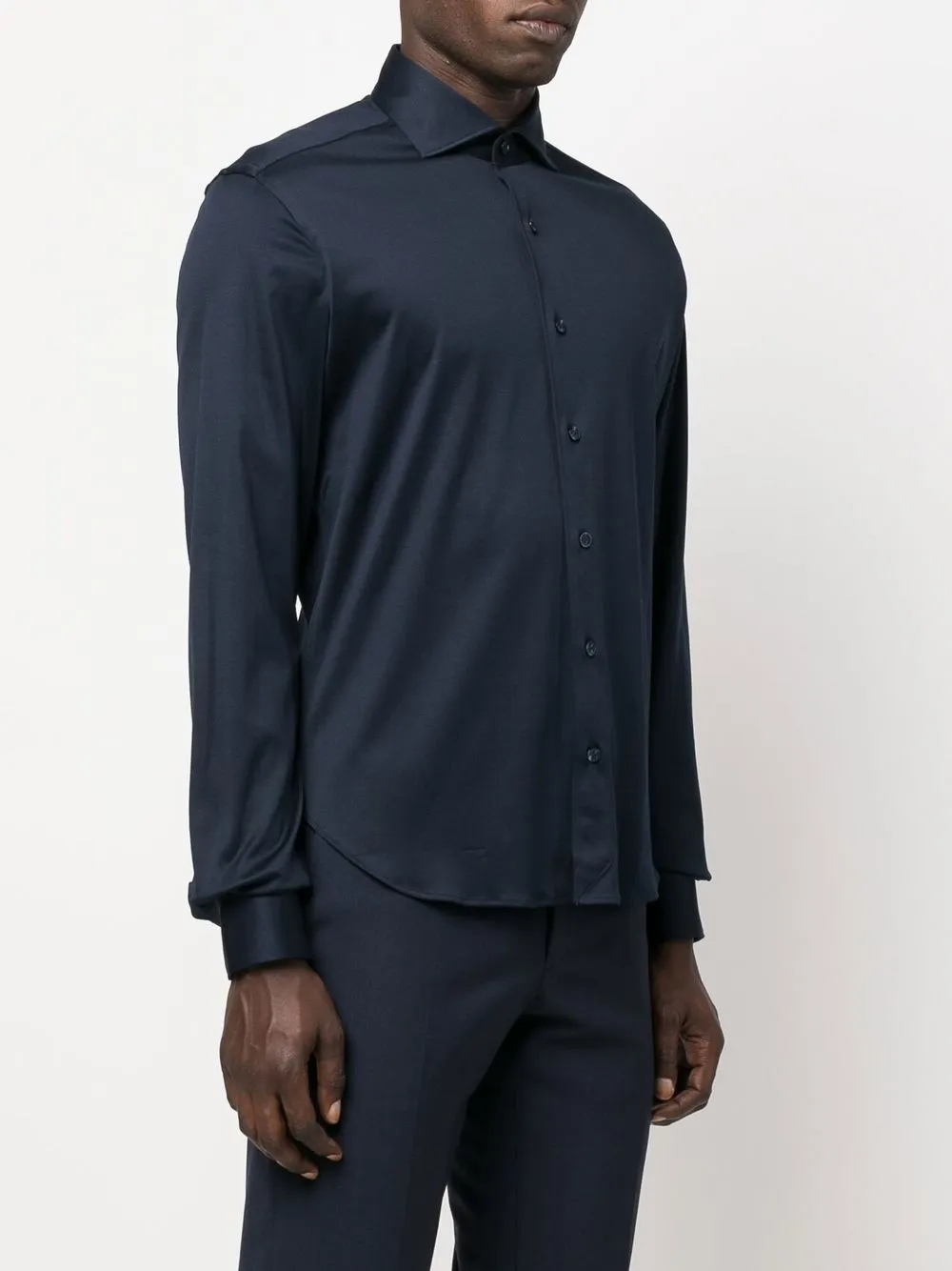 Orian Collared Jersey Shirt Farfetch