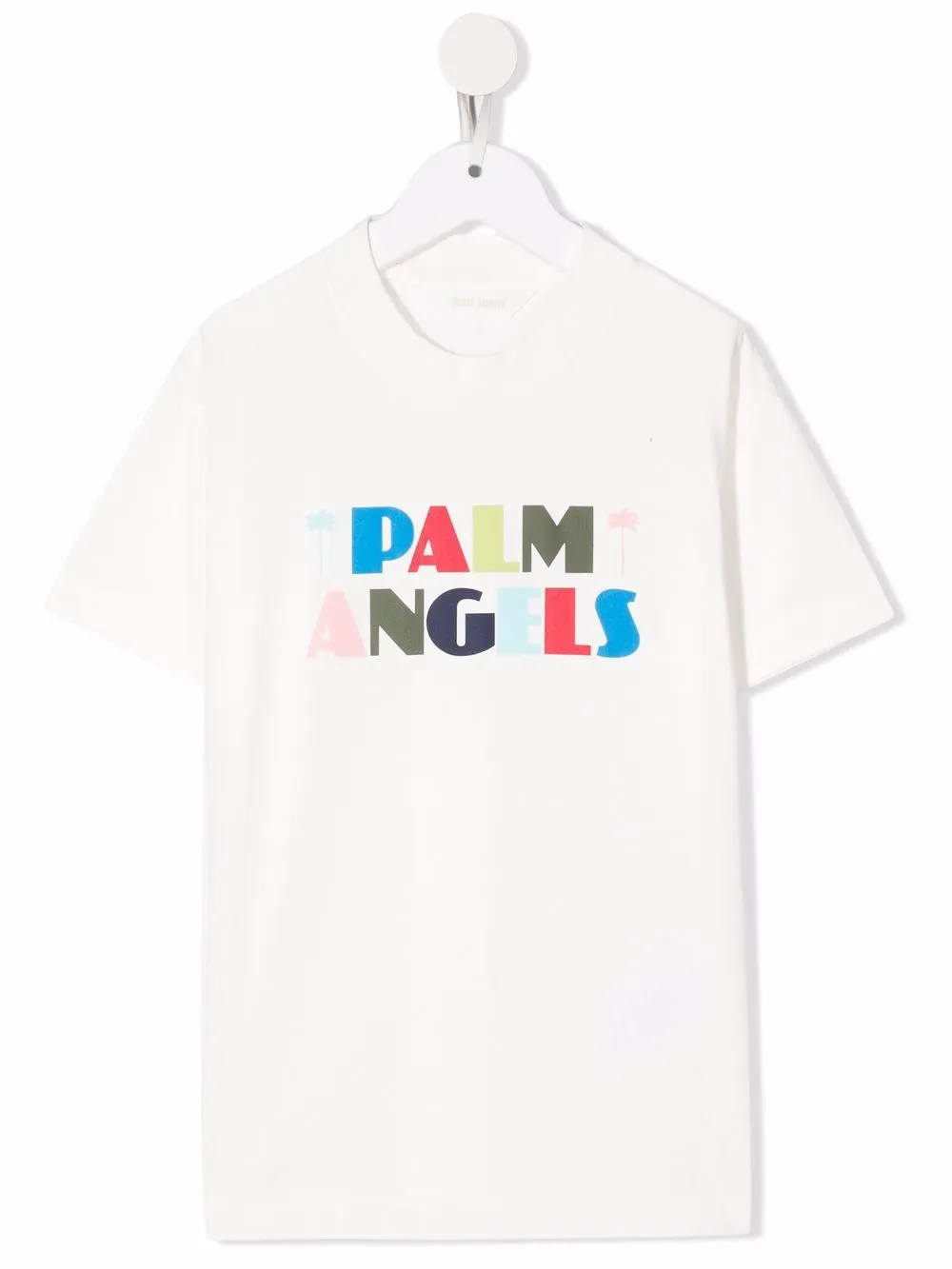 

Palm Angels Kids logo print T-shirt - White