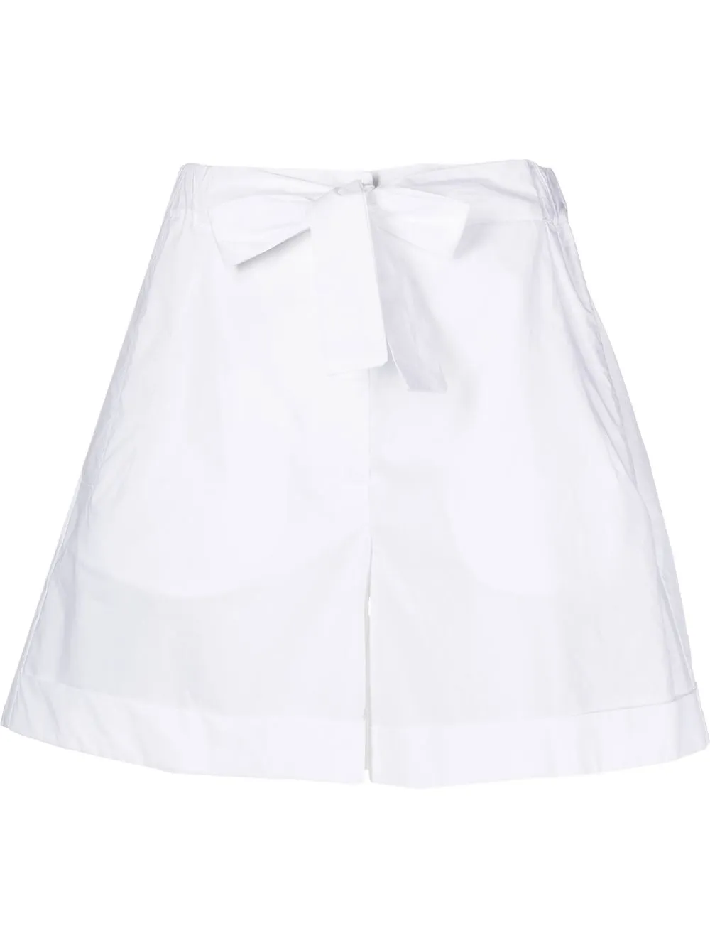 

Semicouture shorts acampanados - Blanco