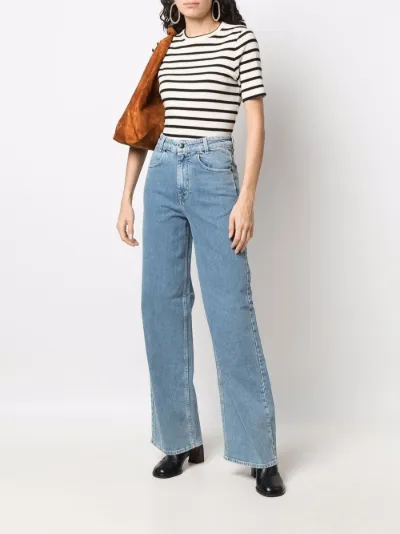 high-waist wide-leg jeans | BITE 