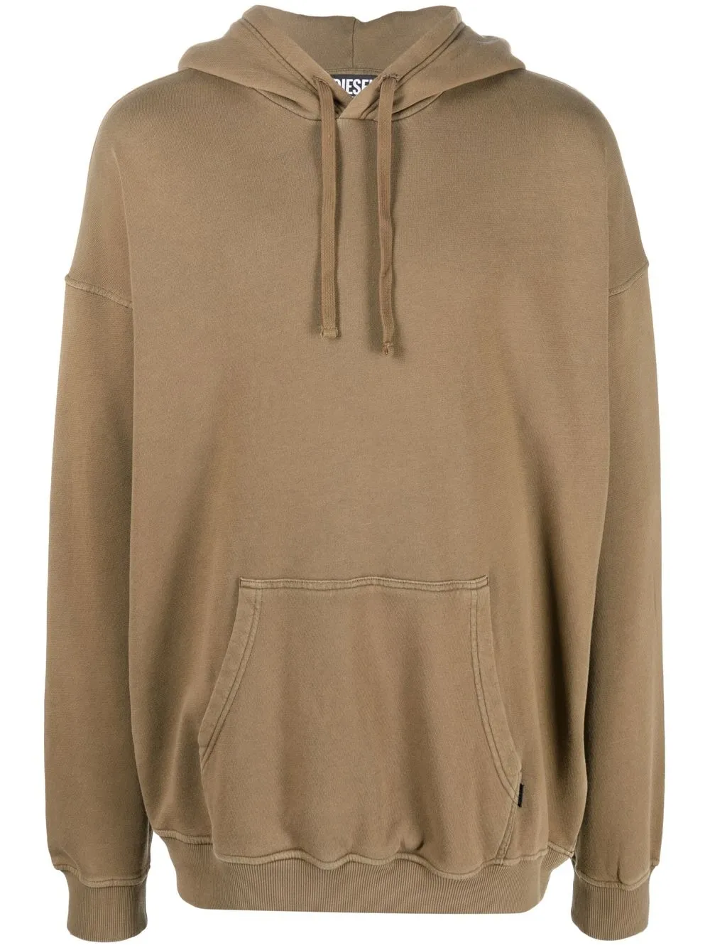 

Diesel long-sleeve cotton hoodie - Green