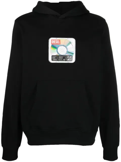 Diesel S-Ginn logo-print hoodie