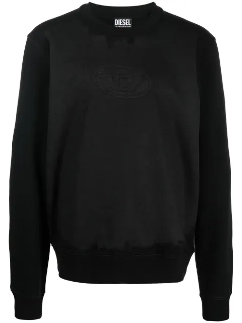 Diesel logo-print cotton jumper