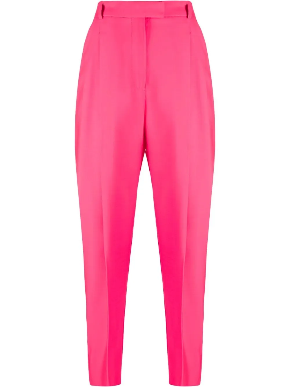 

Alexander McQueen pantalones de vestir con tiro alto - Rosado