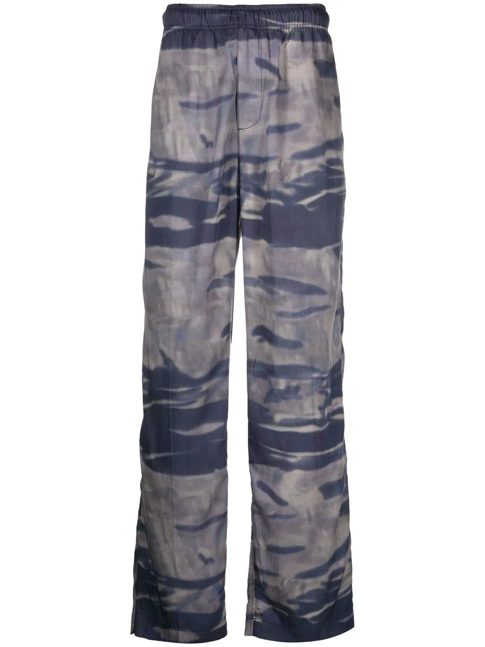 Diesel pantalon ample à motif camouflage | bleu | Image 1