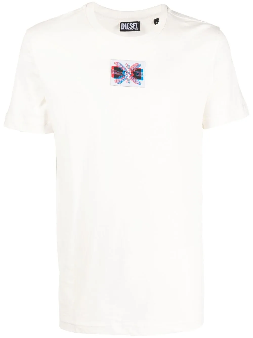 

Diesel graphic-print short-sleeve T-shirt - White