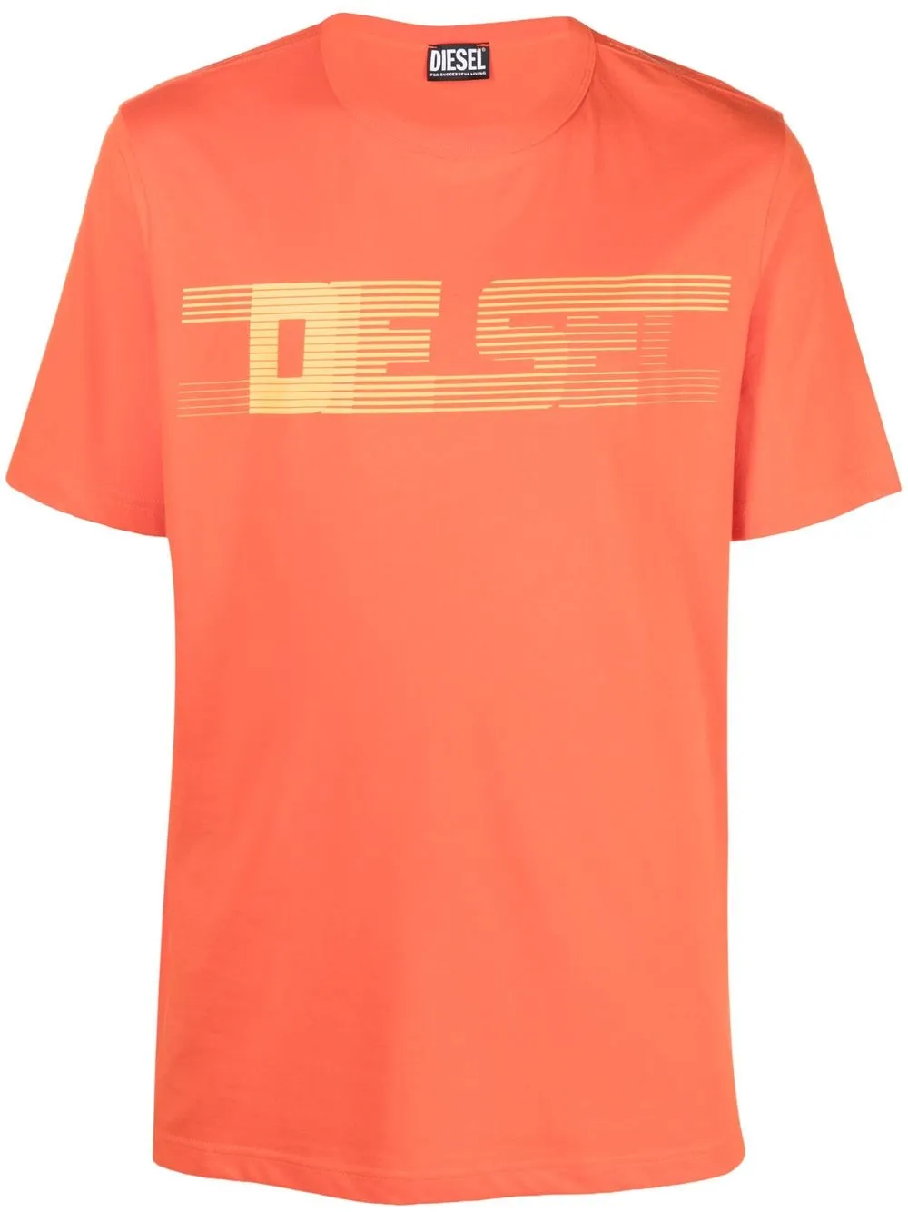 

Diesel T-JUST-E19 logo-print T-shirt - Orange