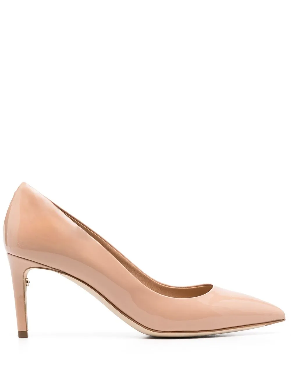 

Ferragamo patent leather 80mm pumps - Pink