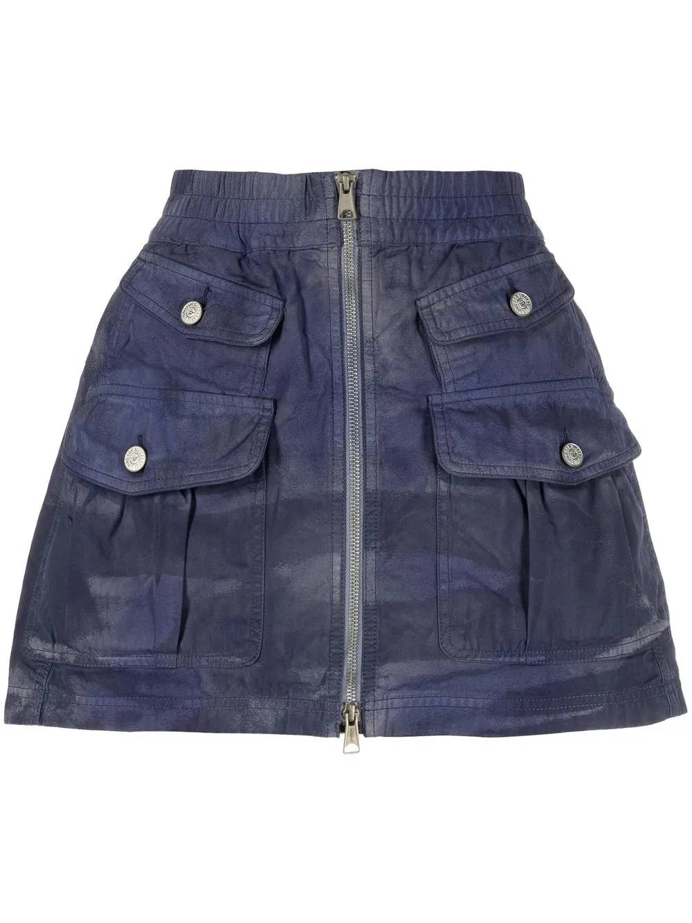 

Diesel O-Endivia camouflage-print skirt - Blue