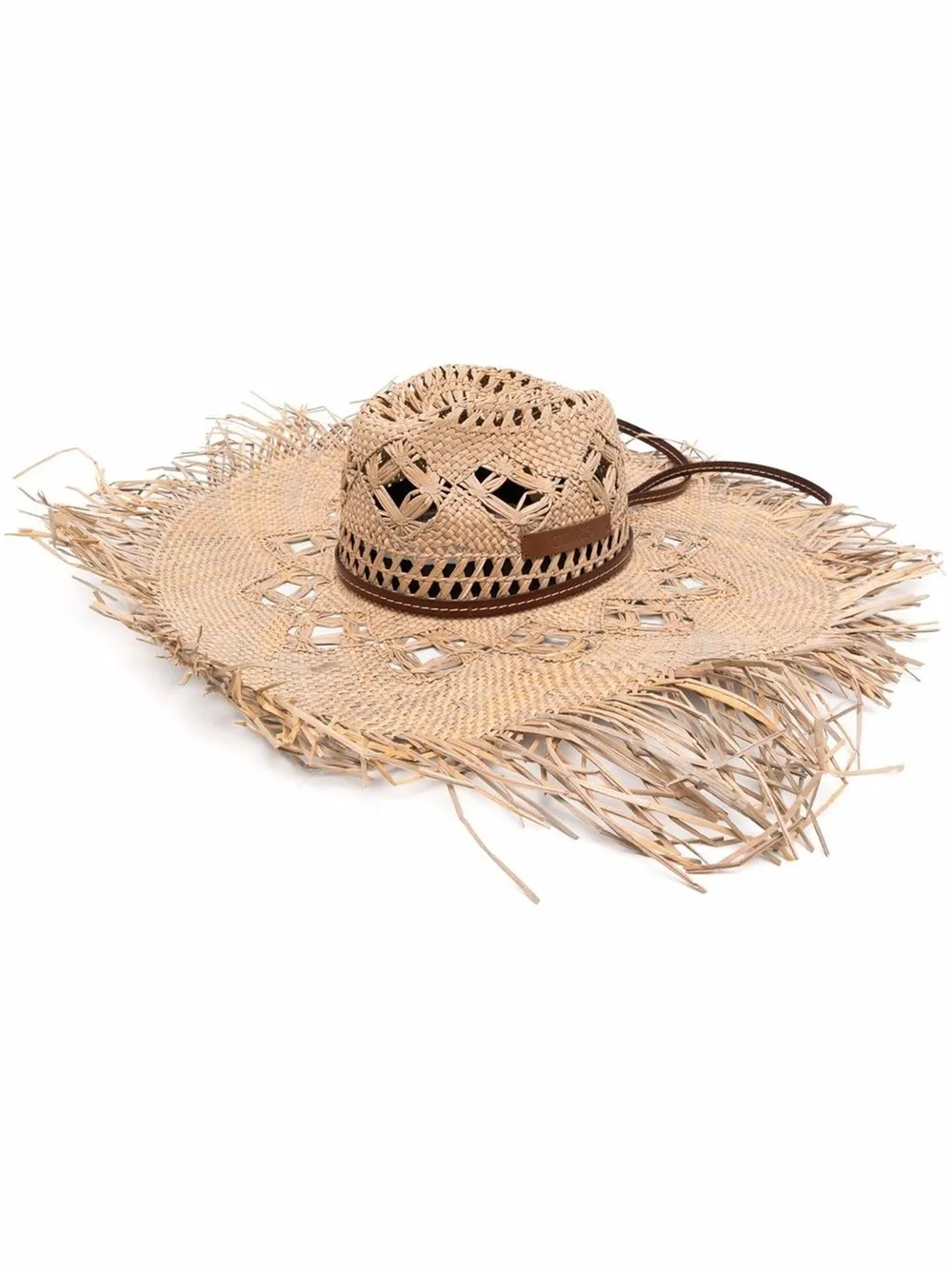 raw straw hat