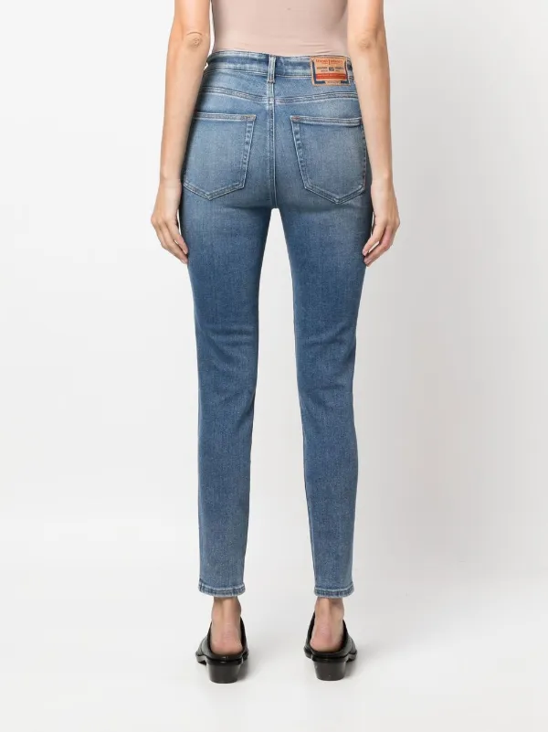 Diesel 1984 Slandy-High 09D62 Skinny Jeans | Blue | FARFETCH CA