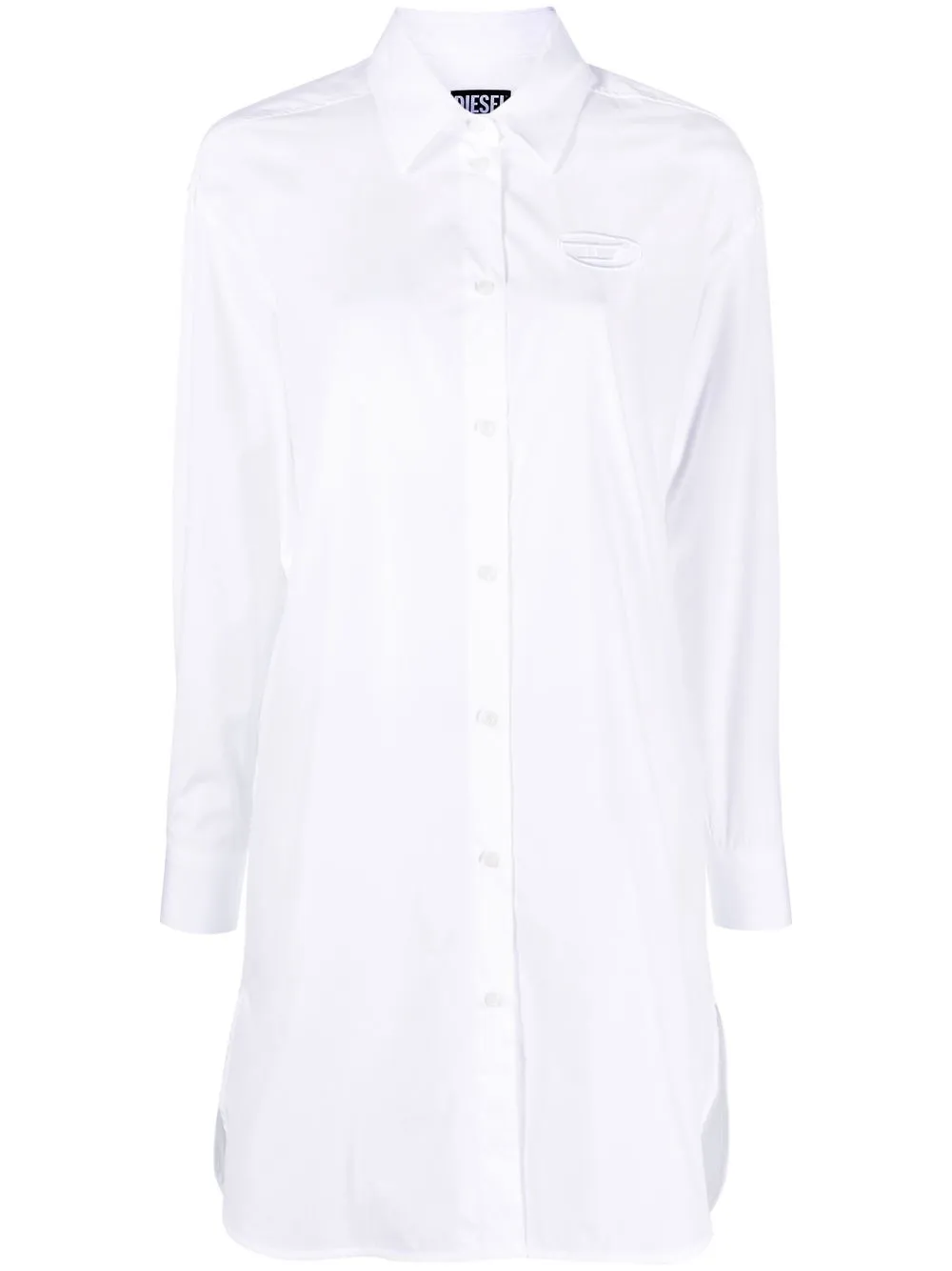 

Diesel cotton shirt dress - White