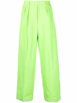 Pantaloni a gamba ampia Le Pantalon Loya Verde Farfetch Uomo Abbigliamento Pantaloni e jeans Pantaloni Pantaloni a zampa 