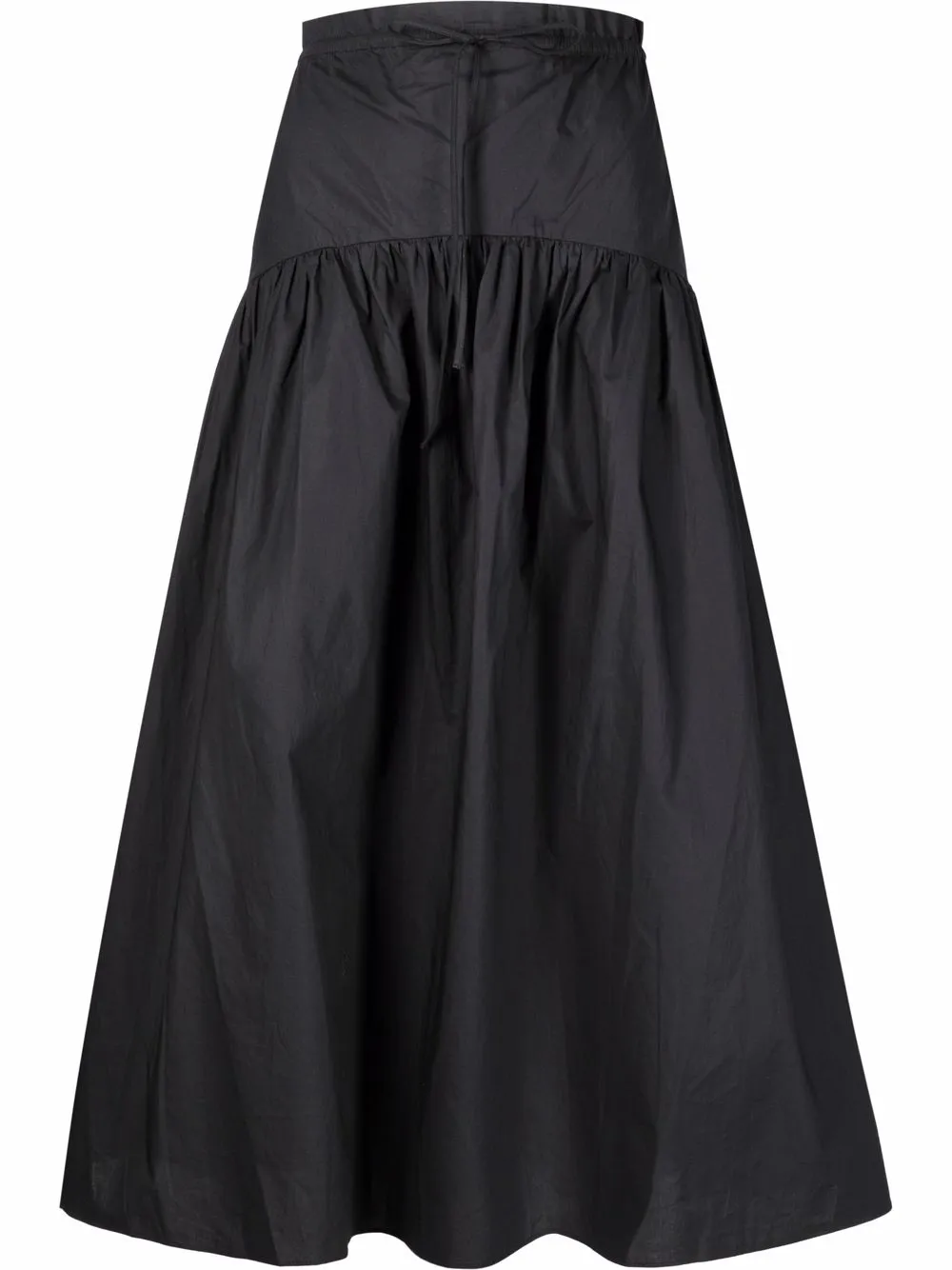 

Ulla Johnson falda midi con cintura alta - Negro