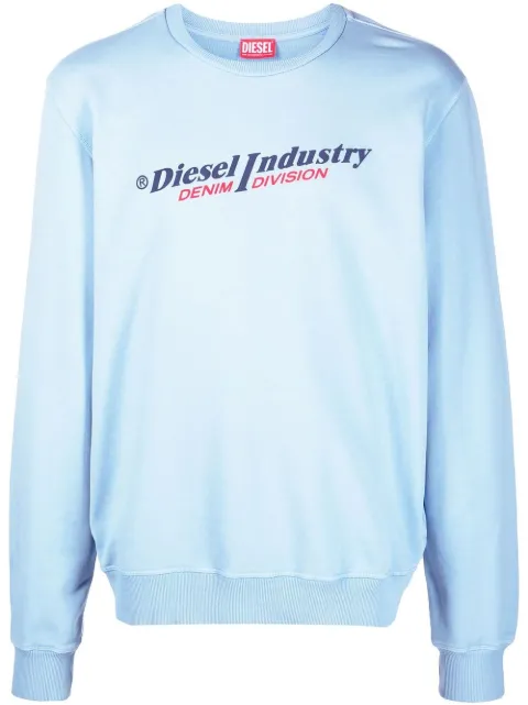 Diesel logo-print long-sleeve sweatshirt
