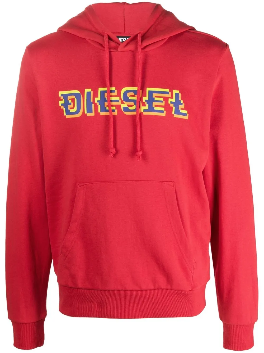 

Diesel hoodie con logo estampado y cordones - Verde