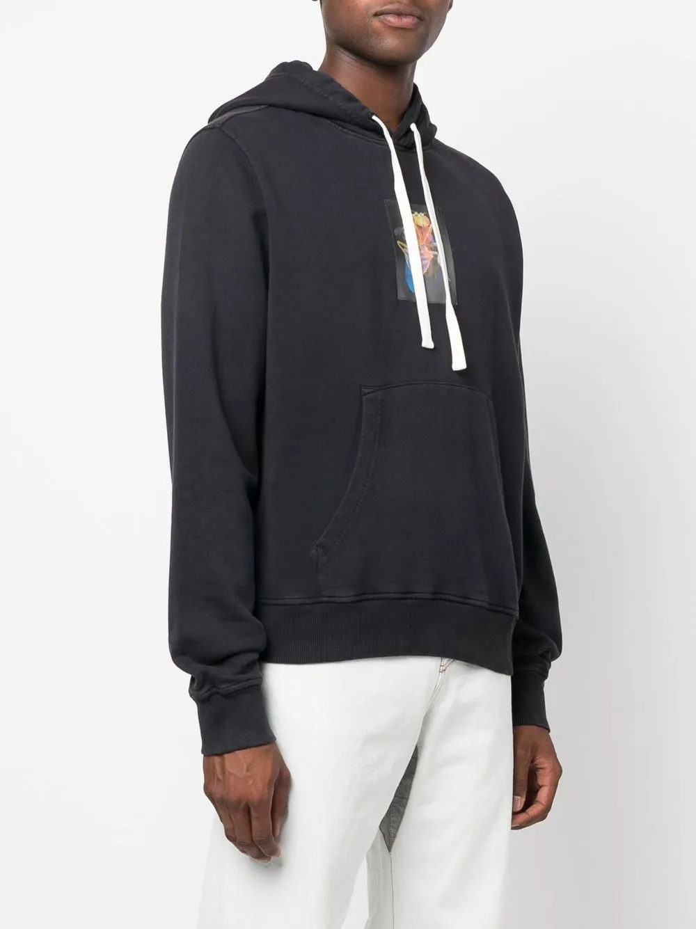  Diesel Hoodie Mit Grafischem Print   Schwarz 