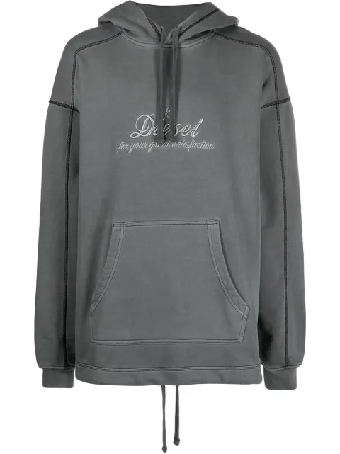 Diesel garment-dyed hoodie