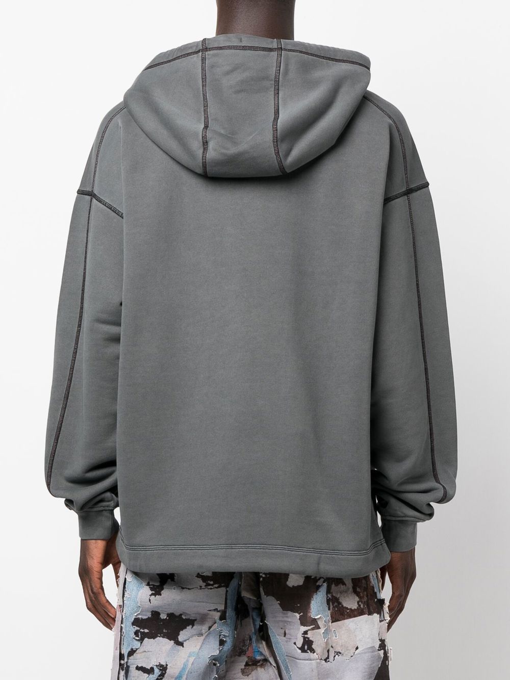 Diesel garment-dyed hoodie Men