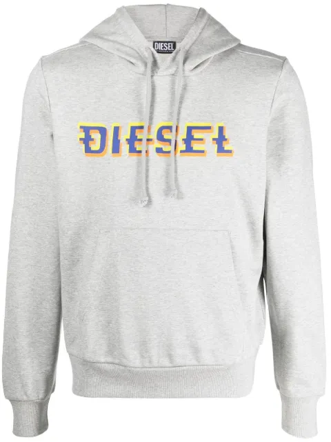 Diesel hoodie con logo estampado y cordones