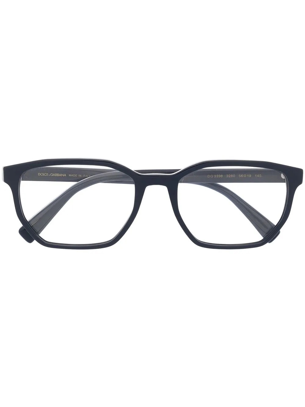 

Dolce & Gabbana Eyewear lentes con armazón rectangular - Azul