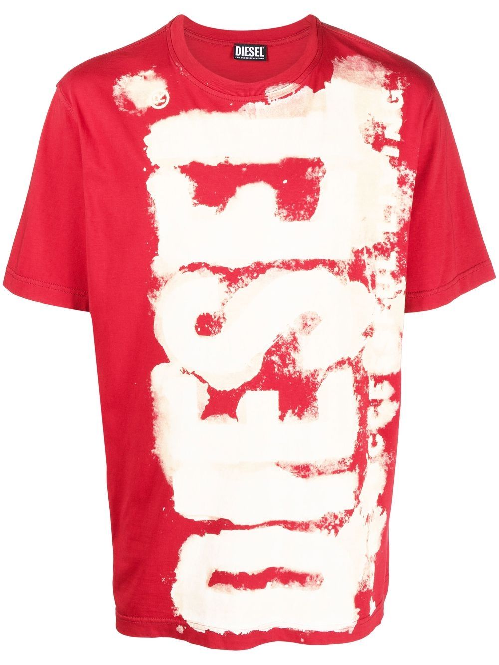 DIESEL LOGO-PRINT COTTON T-SHIRT