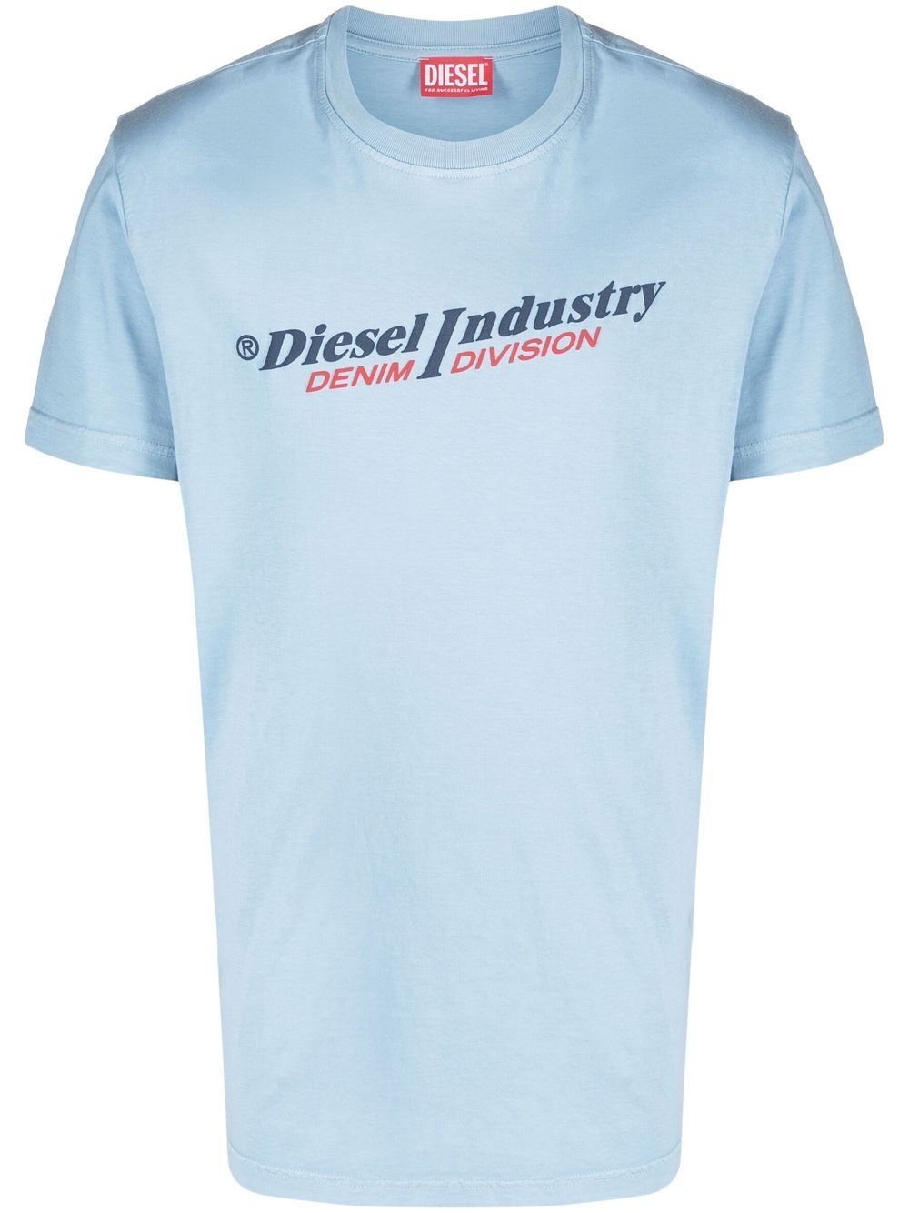 

Diesel logo crew-neck T-shirt - Blue