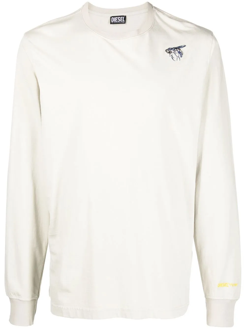 

Diesel embroidered-logo crew neck sweatshirt - Green