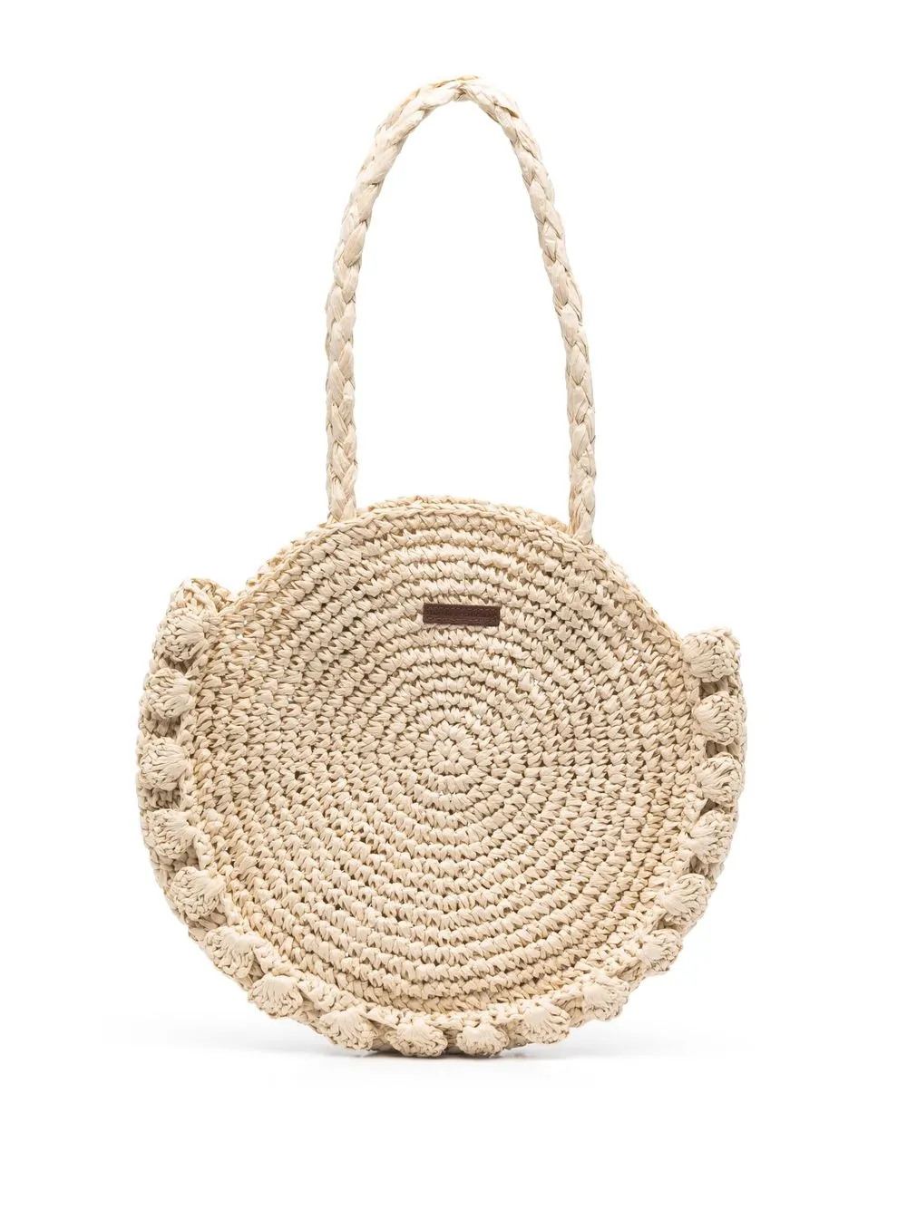 

Tartine Et Chocolat tote con parche del logo - Neutro