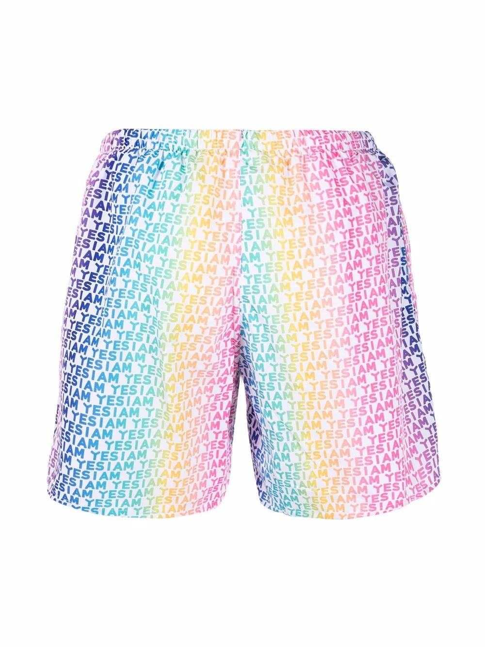 yes i am gradient logo-print swim shorts | Swim & Board Shorts | Image 2
