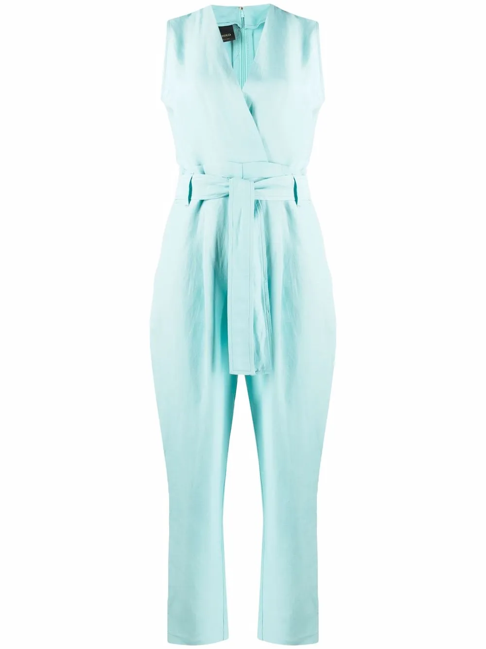 

PINKO jumpsuit sin mangas con cinturón - Azul