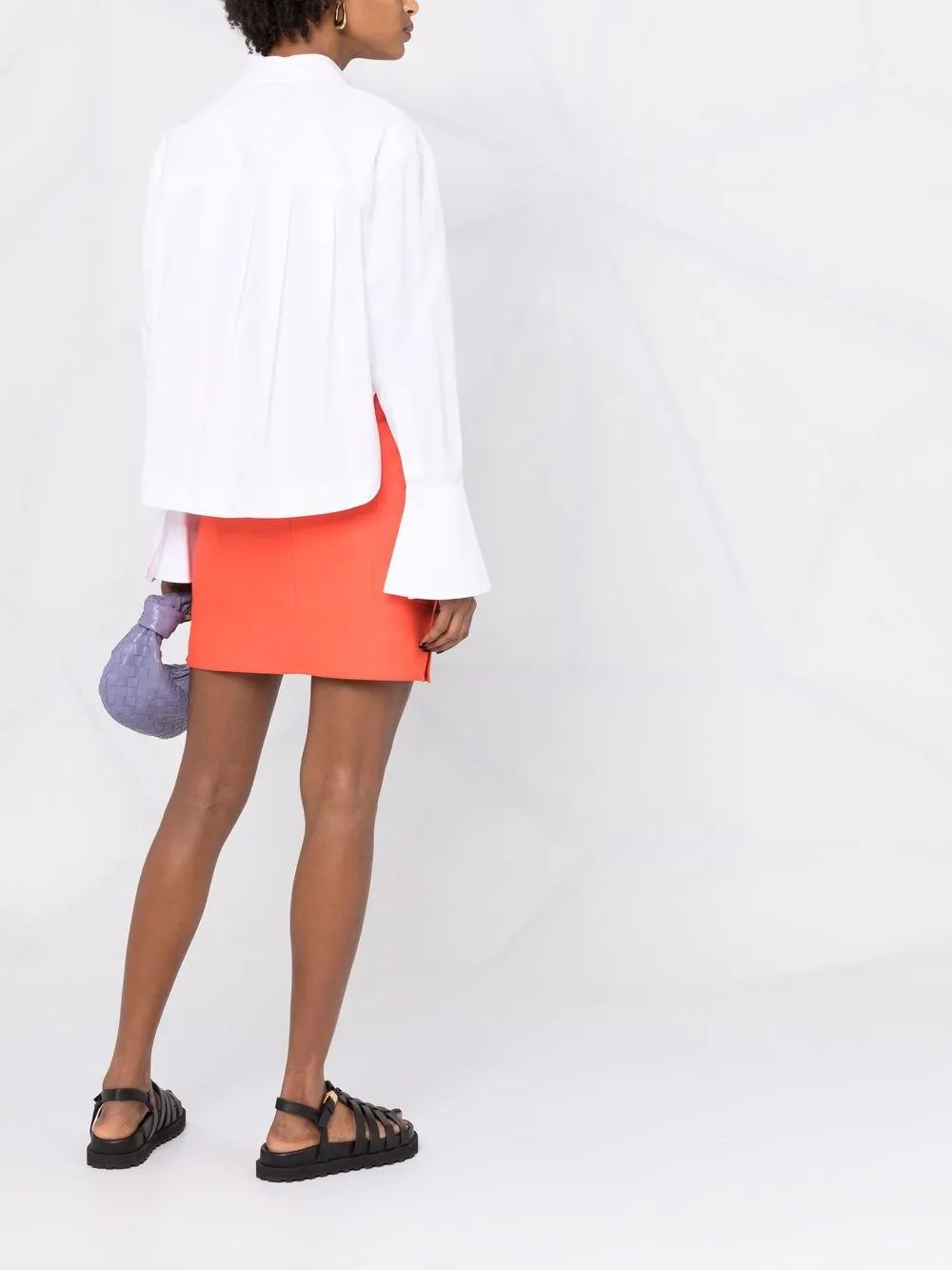 Max Mara High waist mini-rok Oranje