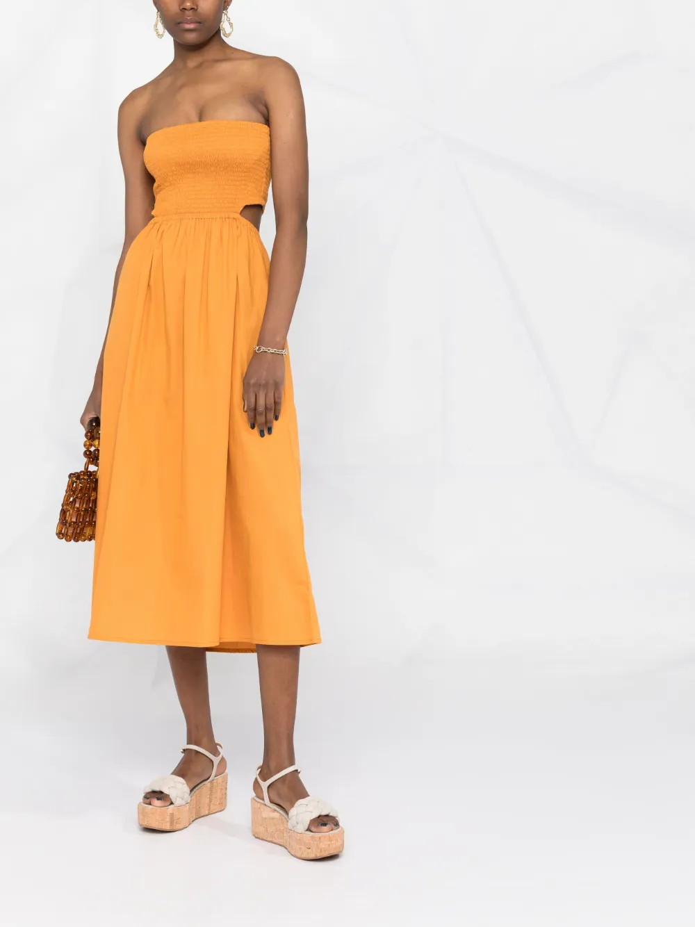 cut out dress Faithfull the brand - farfetch