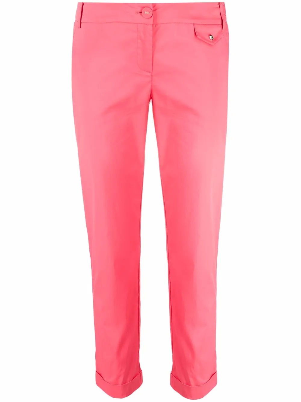 

Patrizia Pepe pantalones slim con bolsillos - Rosado