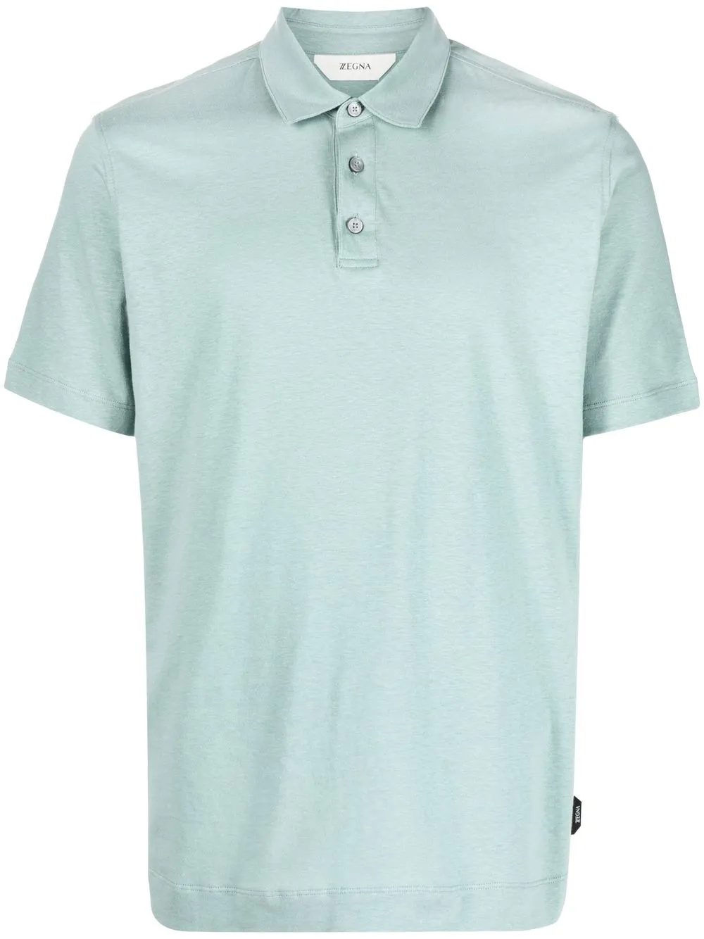 

Zegna playera tipo polo manga corta - Verde