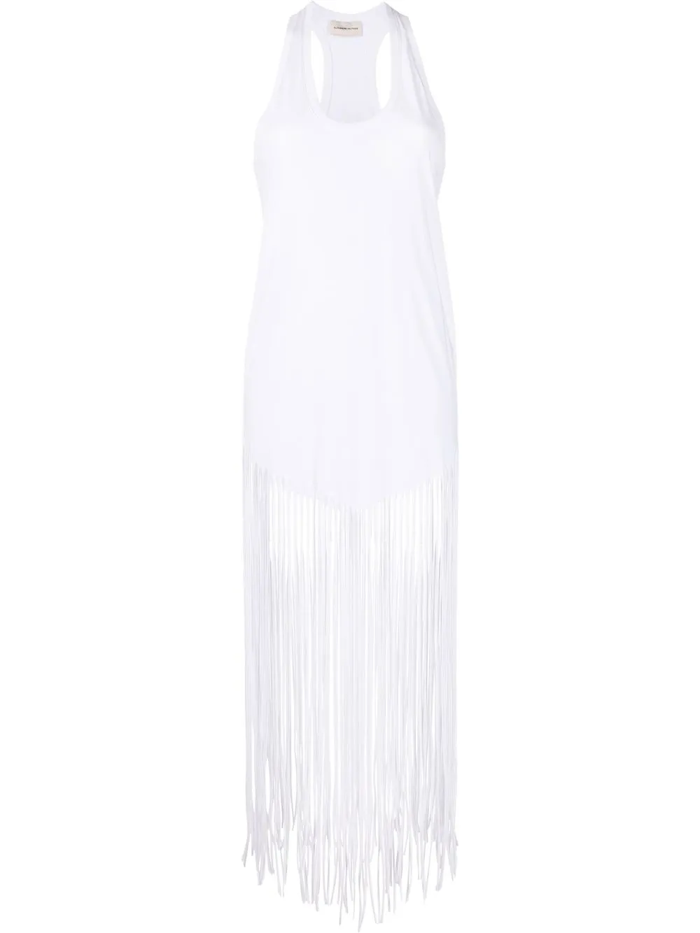 fringed tank dress