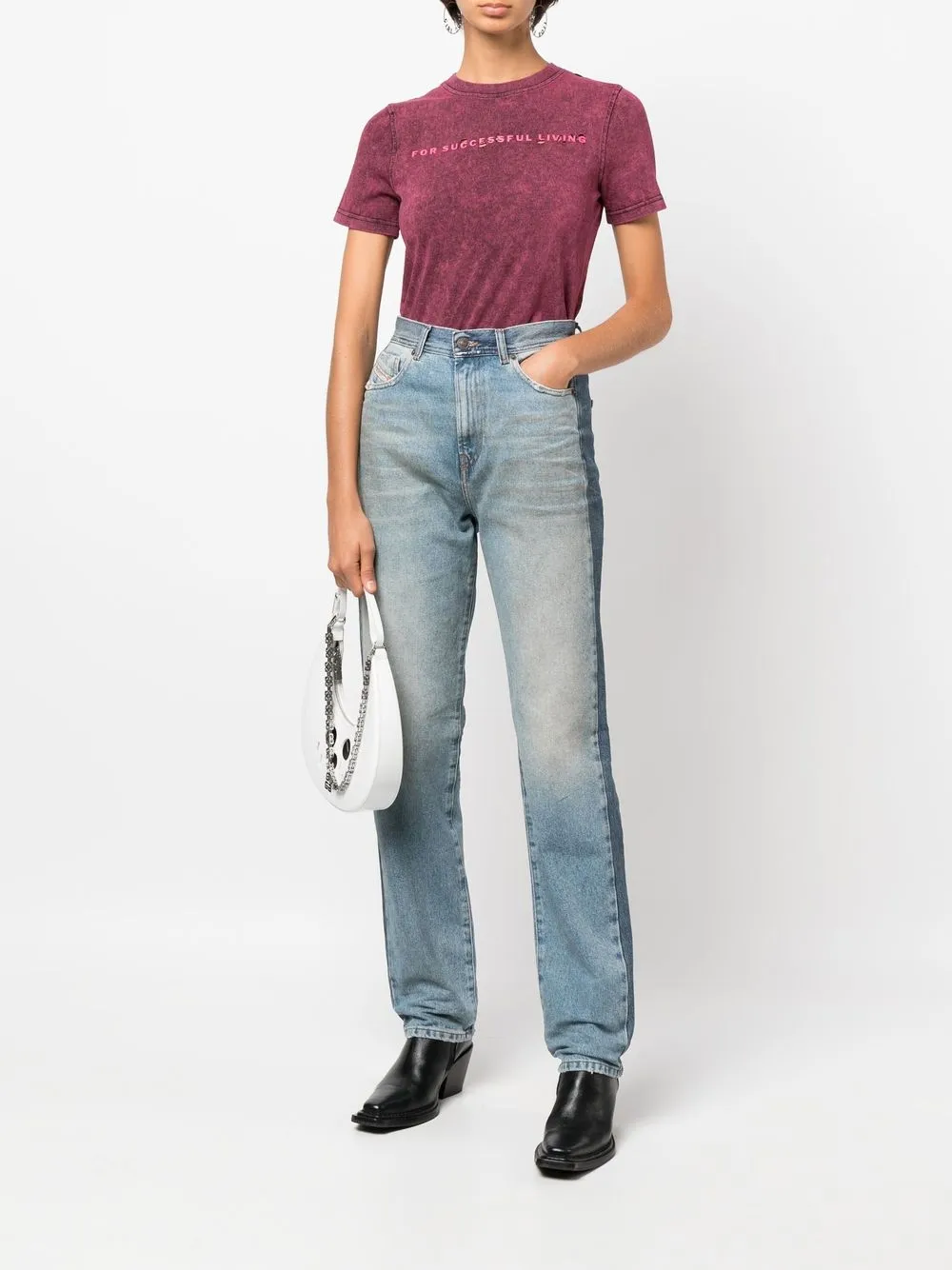 Diesel 1956 boyfriend jeans - Blauw