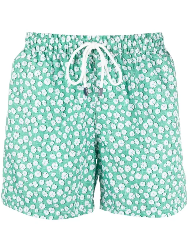 Fedeli daisy-print Swim Shorts - Farfetch