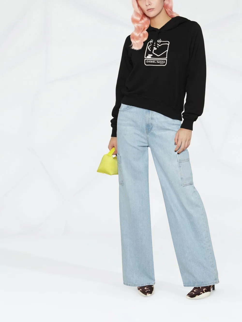 Diesel logo-embroidered - Farfetch