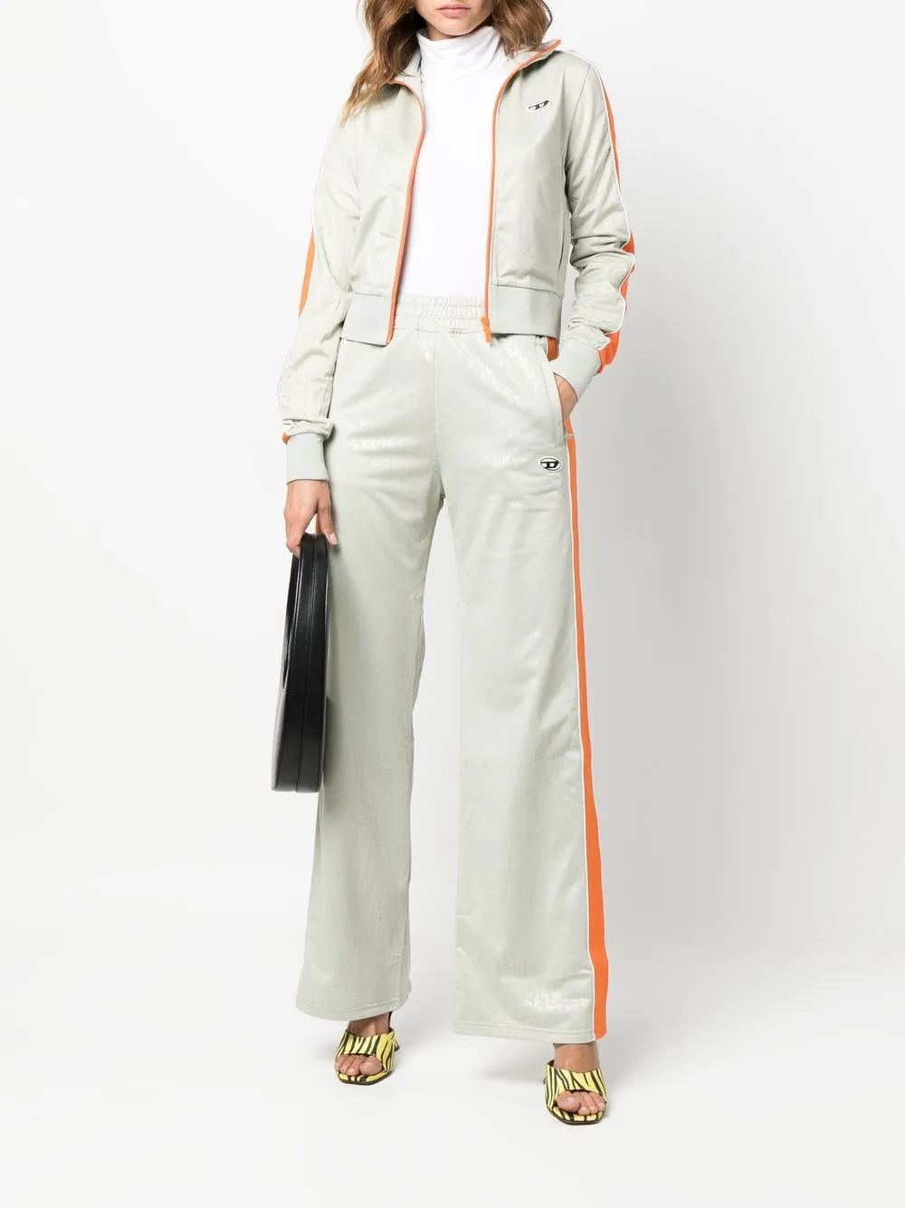 Diesel Monogram-print track jacket | Smart Closet