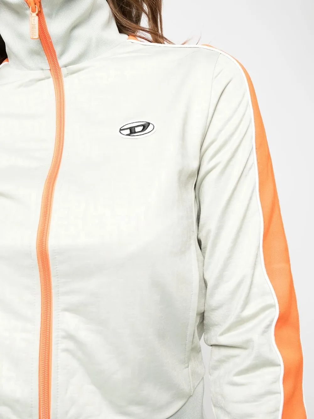 Diesel Monogram-print track jacket | Smart Closet